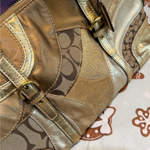 Coach HTF Mosaic Gallery Patchwork Dome Satchel - Picture 12 of 16